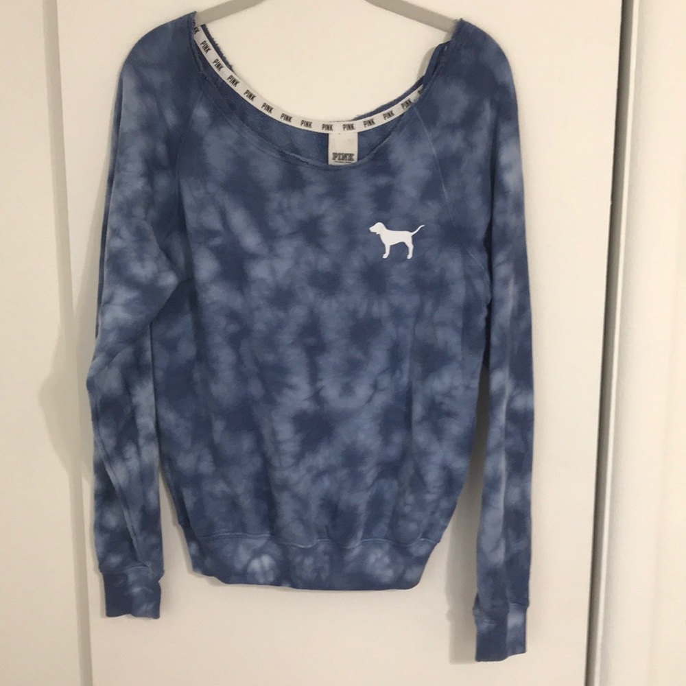 Pink tie dye sweatshirt